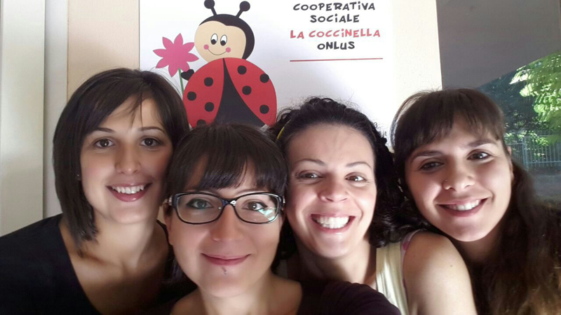 La Coccinella 2014 - Antonella, Sabina, Antonella e Caterina.