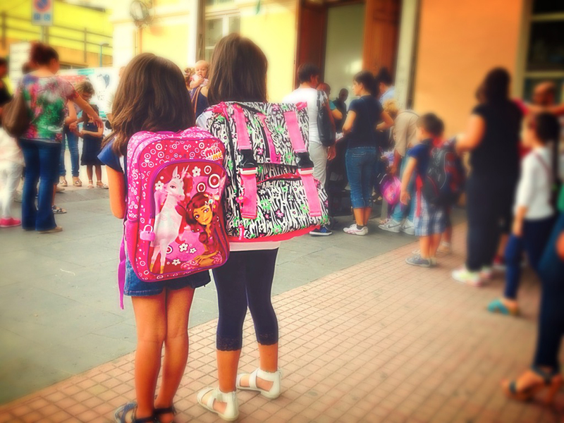 Primo giorno di scuola - Dorgali, 14 settembre 2015 - Foto: Chiara Bacchitta