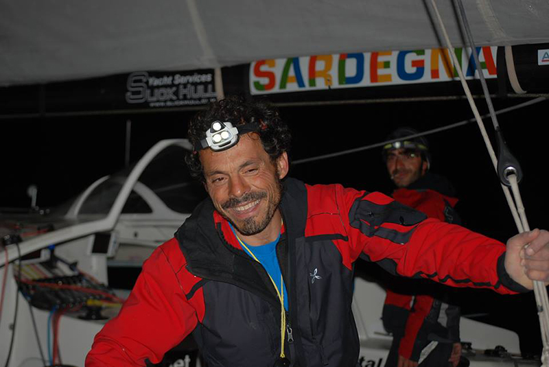 Gaetano Mura all'arrivo Romaper1 - Foto: ItaliaVela