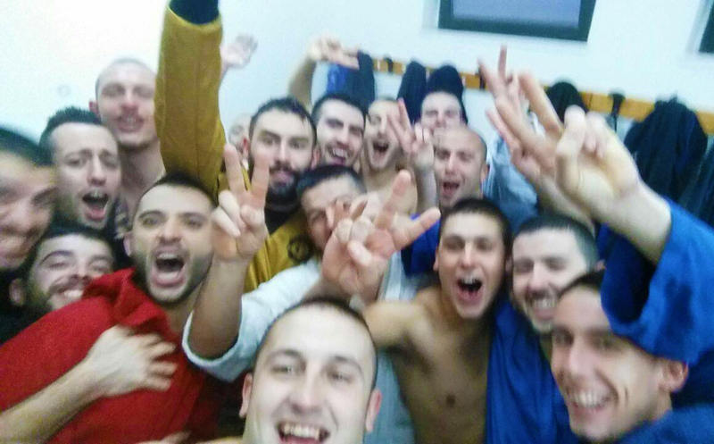 Biancocelesti post partita Corrasi VS Gonone. 14 marzo 2015