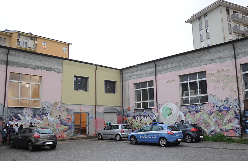 Piazzale Palestra Via Gramsci a Nuoro - Foto: Questura di Nuoro