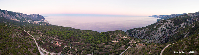 Panoramica Golfo di Orosei da Nuraghe Mannu, 01/11/16 - Foto: Elias Sedda